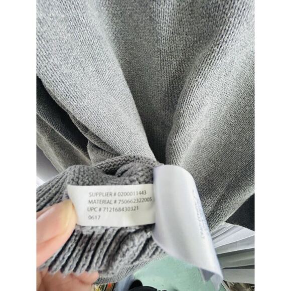 Chaps Ralph Lauren 631K00 Mens Size XL 100% Cotton Winter Grey Crewneck Sweater - Picture 7 of 15